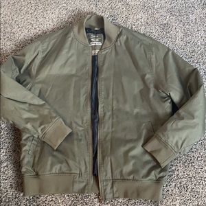 Green Bomber Jacket Worn Once